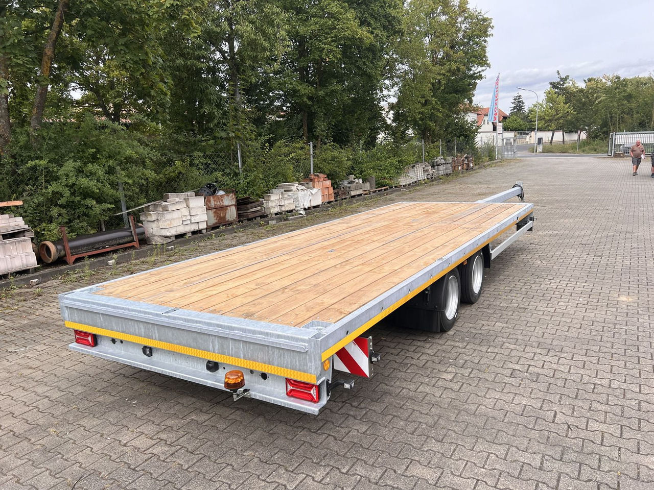Auflieger Möslein  13,9 t Tandemanhänger- Tieflader, ausziehbar: das Bild 6