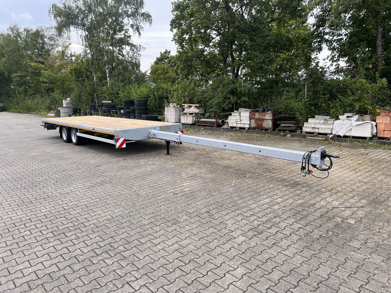Auflieger Möslein  13,9 t Tandemanhänger- Tieflader, ausziehbar: das Bild 13