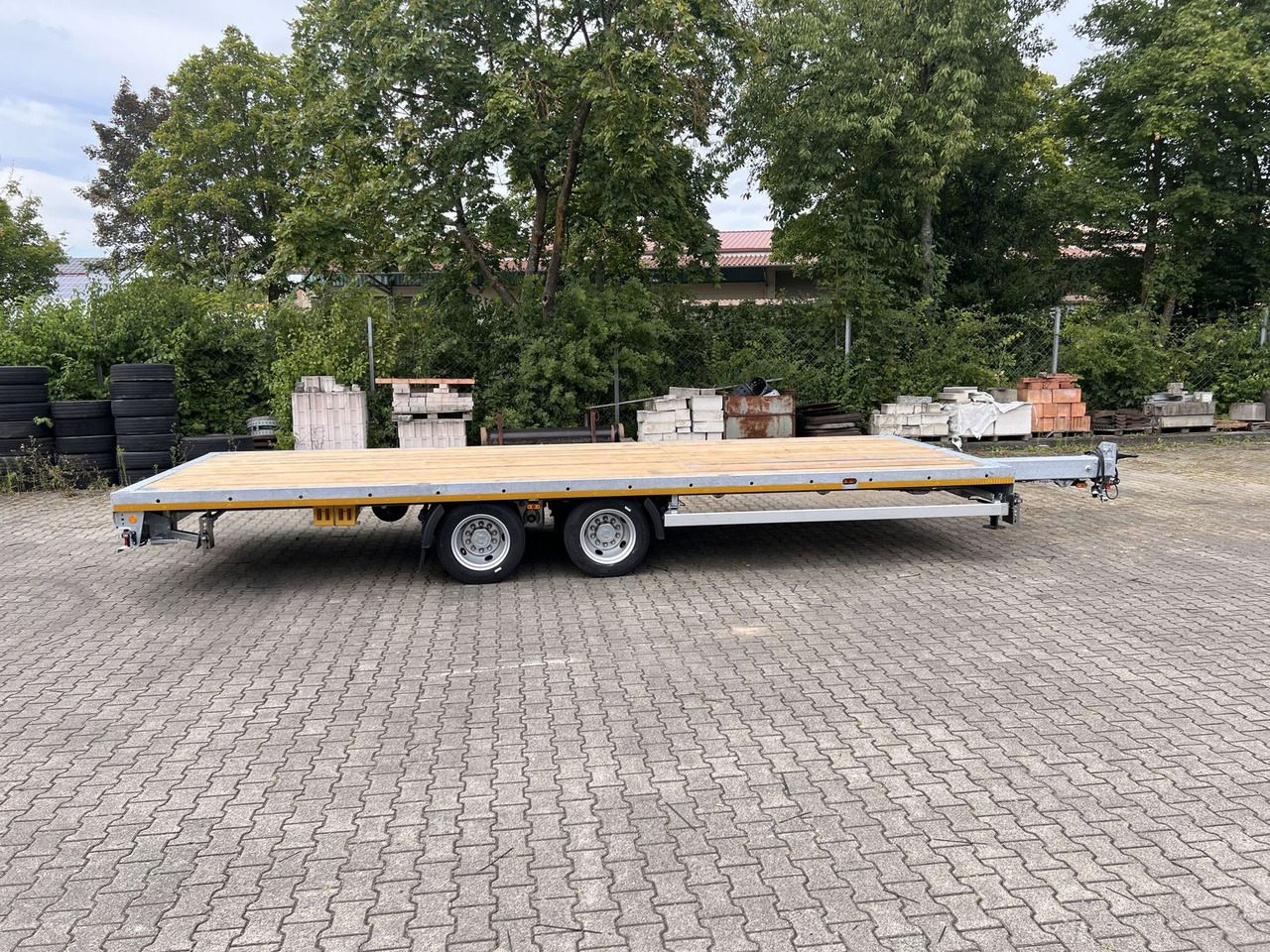 Auflieger Möslein  13,9 t Tandemanhänger- Tieflader, ausziehbar: das Bild 12