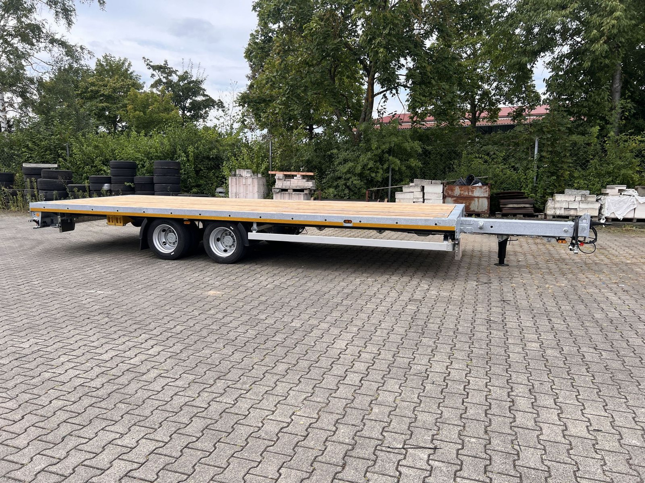 Auflieger Möslein  13,9 t Tandemanhänger- Tieflader, ausziehbar: das Bild 11