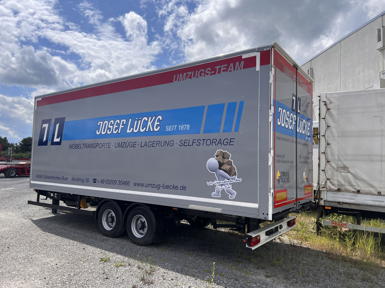 Möslein TKO 105 Schwebheim Tandem- Möbel Koffer- Anhänger - Koffer Anhänger: das Bild 2 Möslein TKO 105 Schwebheim Tandem- Möbel Koffer- Anhänger - Koffer Anhänger: das Bild 2