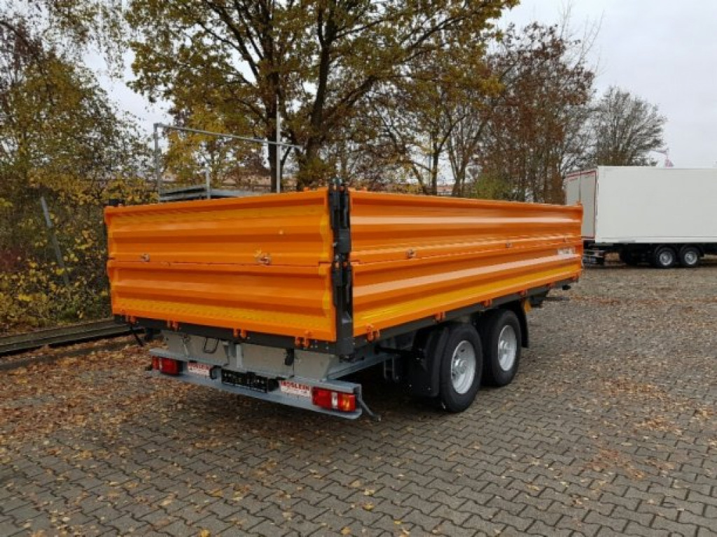 Möslein TTD11- BA Orange neuer Tandem 3- Seitenkipper Tiefladermit Bordwand- Aufsatz-- Neufahrzeug -- - Kipper Anhänger: das Bild 5 Möslein TTD11- BA Orange neuer Tandem 3- Seitenkipper Tiefladermit Bordwand- Aufsatz-- Neufahrzeug -- - Kipper Anhänger: das Bild 5