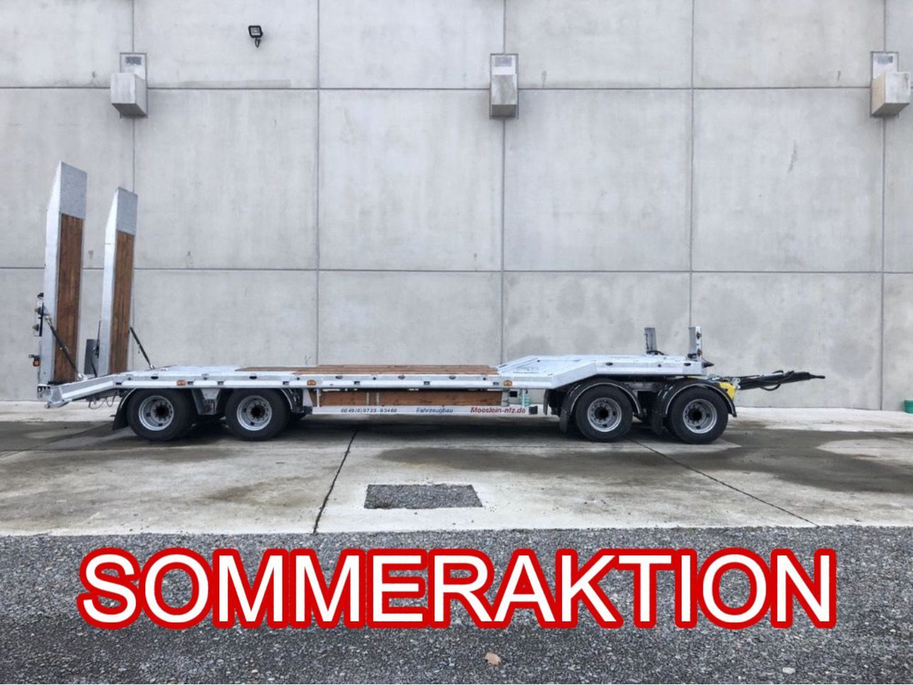 Möslein neuer 4 Achs Tieflader hydraulischen Rampen - Tieflader Anhänger: das Bild 1 Möslein neuer 4 Achs Tieflader hydraulischen Rampen - Tieflader Anhänger: das Bild 1