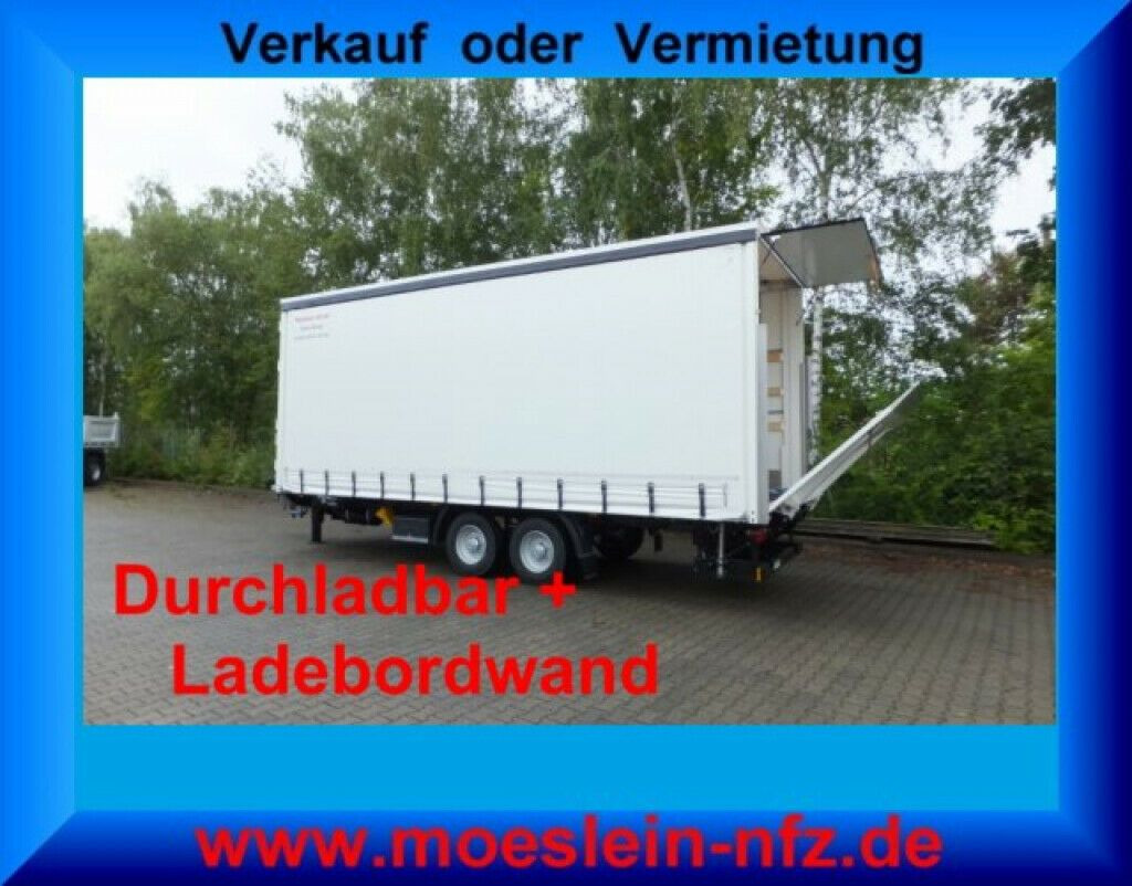 Möslein neuer Planenanhänger, Ladebordwand + Durchladba - Plane LKW: das Bild 1 Möslein neuer Planenanhänger, Ladebordwand + Durchladba - Plane LKW: das Bild 1