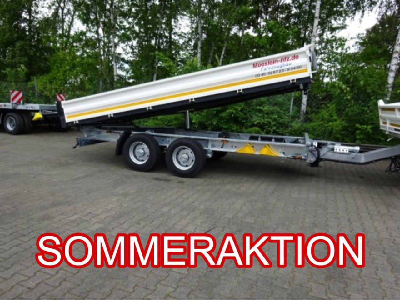 Möslein neuer Tandem 3- Seitenkipper Tieflader-- Neufah - Kipper Anhänger: das Bild 1 Möslein neuer Tandem 3- Seitenkipper Tieflader-- Neufah - Kipper Anhänger: das Bild 1