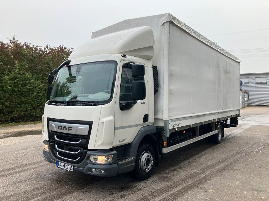 DAF FA LF 260 12t Spier Pritsche Plane LBW - Plane LKW: das Bild 1 DAF FA LF 260 12t Spier Pritsche Plane LBW - Plane LKW: das Bild 1