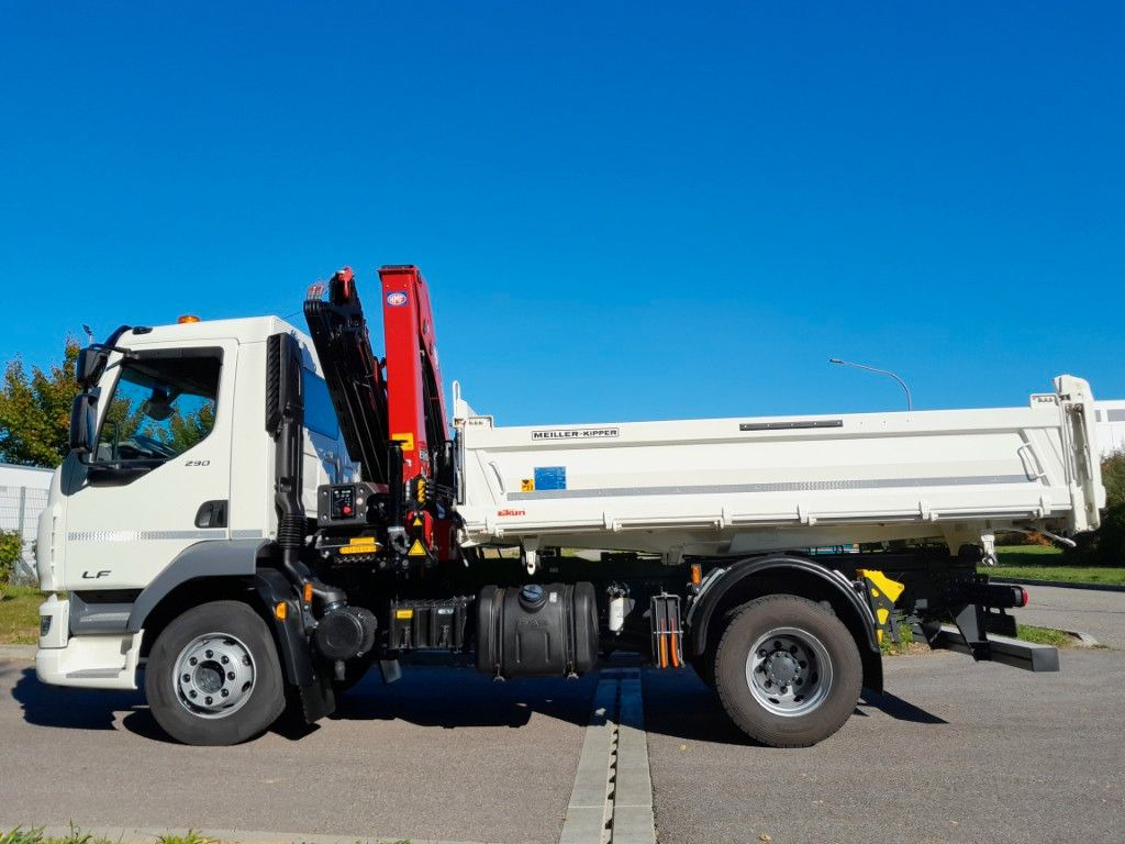 DAF LF 290 16t Meiller Krankipper Tageszulassung DAF LF 290 16t Meiller Krankipper Tageszulassung - Kipper, Autokran: das Bild 2 DAF LF 290 16t Meiller Krankipper Tageszulassung DAF LF 290 16t Meiller Krankipper Tageszulassung - Kipper, Autokran: das Bild 2