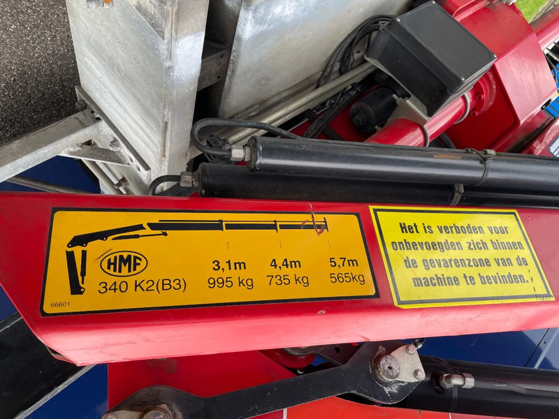 Kipper, Autokran DAF LF 45 kipper + crane: das Bild 9