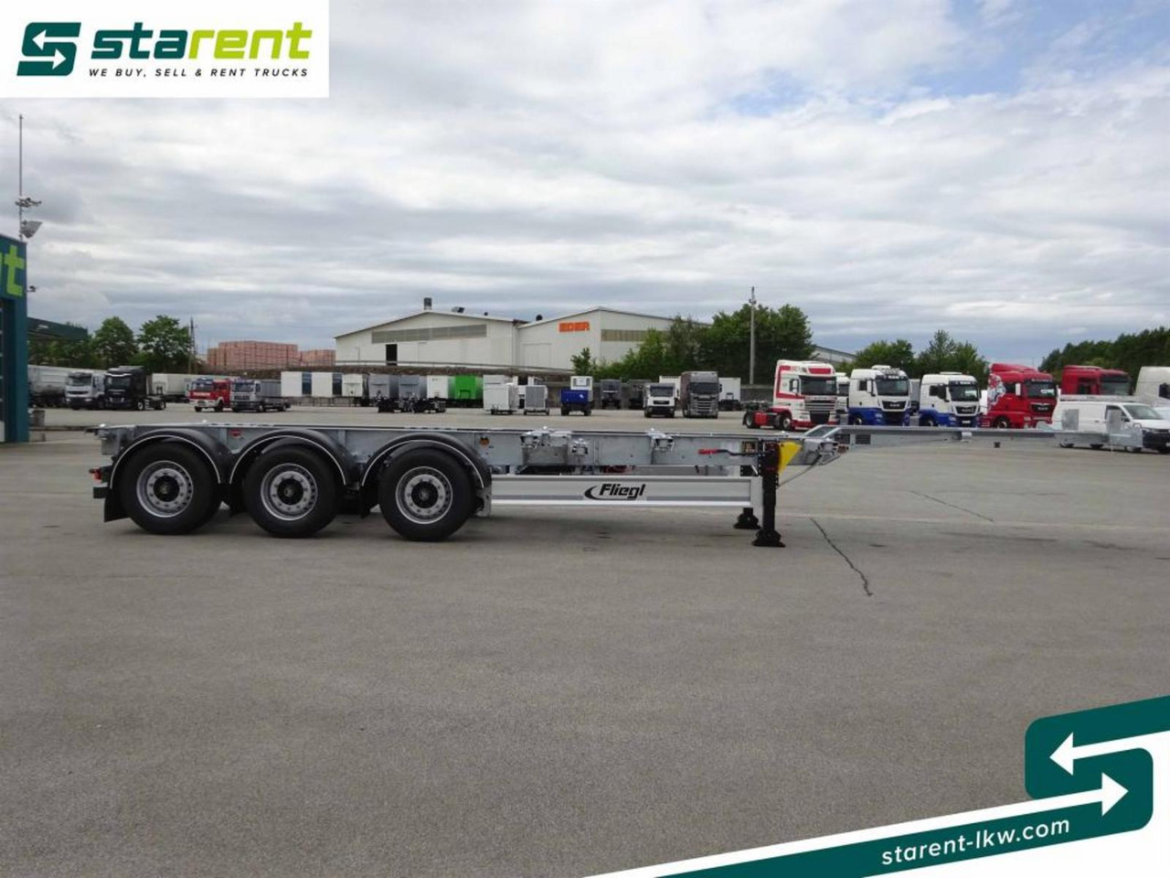 Fliegl Containerchassis ADR 1x20/2x20/1x30/1x40/1x45 - Fahrgestell Auflieger: das Bild 4 Fliegl Containerchassis ADR 1x20/2x20/1x30/1x40/1x45 - Fahrgestell Auflieger: das Bild 4