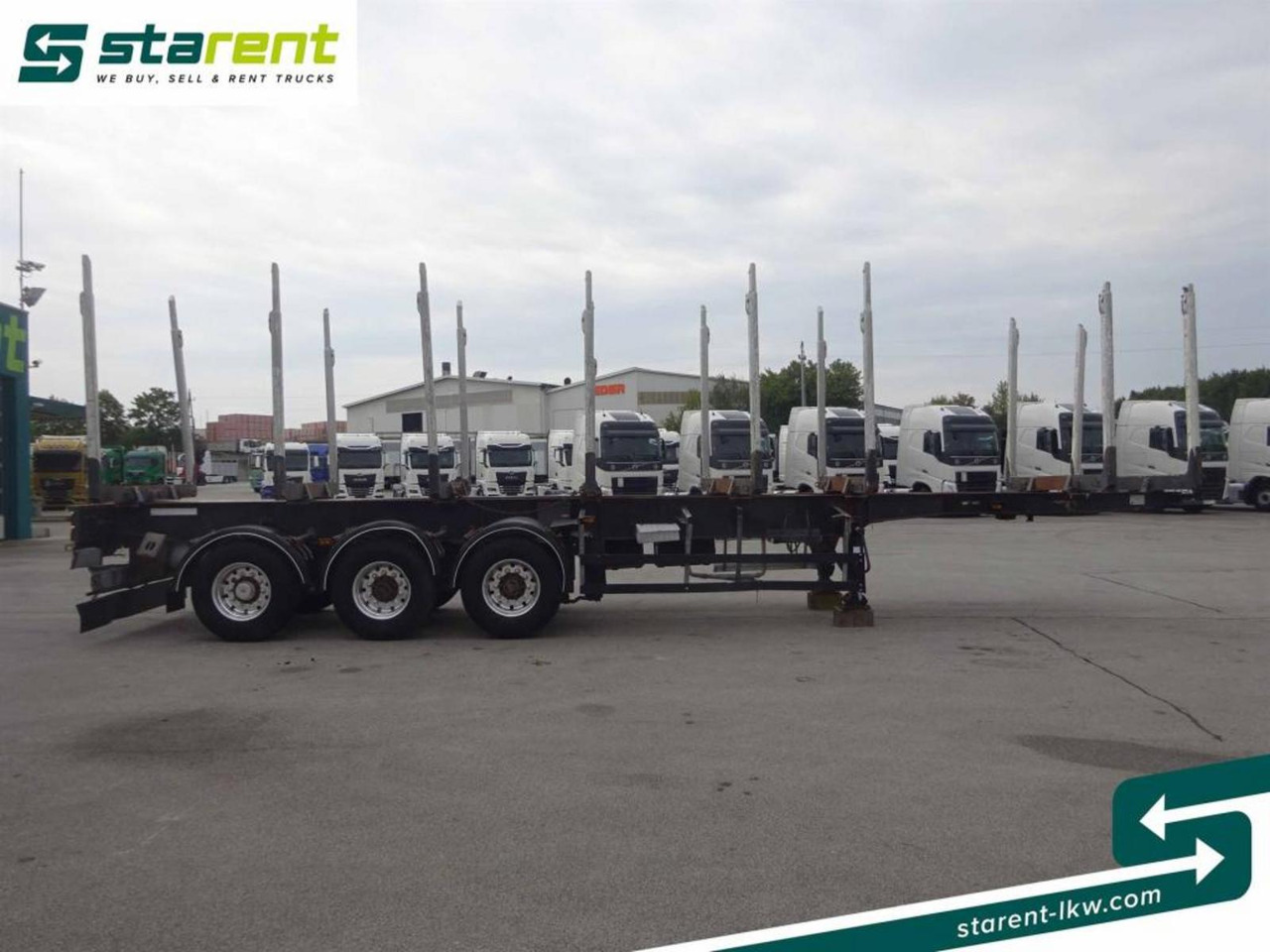 Hangler Holzrungen Auflieger Exte Rungen Lift-A Lenkachse - Holzauflieger: das Bild 4 Hangler Holzrungen Auflieger Exte Rungen Lift-A Lenkachse - Holzauflieger: das Bild 4