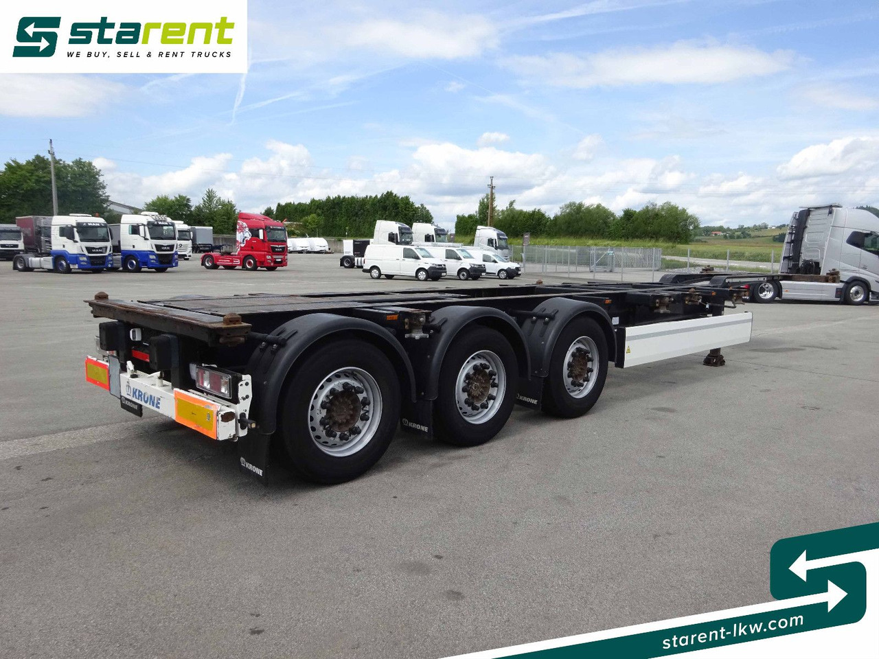 Krone Containerchassis 1x20/2x20/1x40/1x45, Liftachse - Container/ Wechselfahrgestell Auflieger: das Bild 5 Krone Containerchassis 1x20/2x20/1x40/1x45, Liftachse - Container/ Wechselfahrgestell Auflieger: das Bild 5