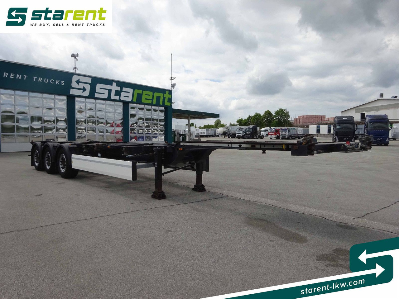 Krone Containerchassis 1x20/2x20/1x40/1x45, Liftachse - Container/ Wechselfahrgestell Auflieger: das Bild 3 Krone Containerchassis 1x20/2x20/1x40/1x45, Liftachse - Container/ Wechselfahrgestell Auflieger: das Bild 3