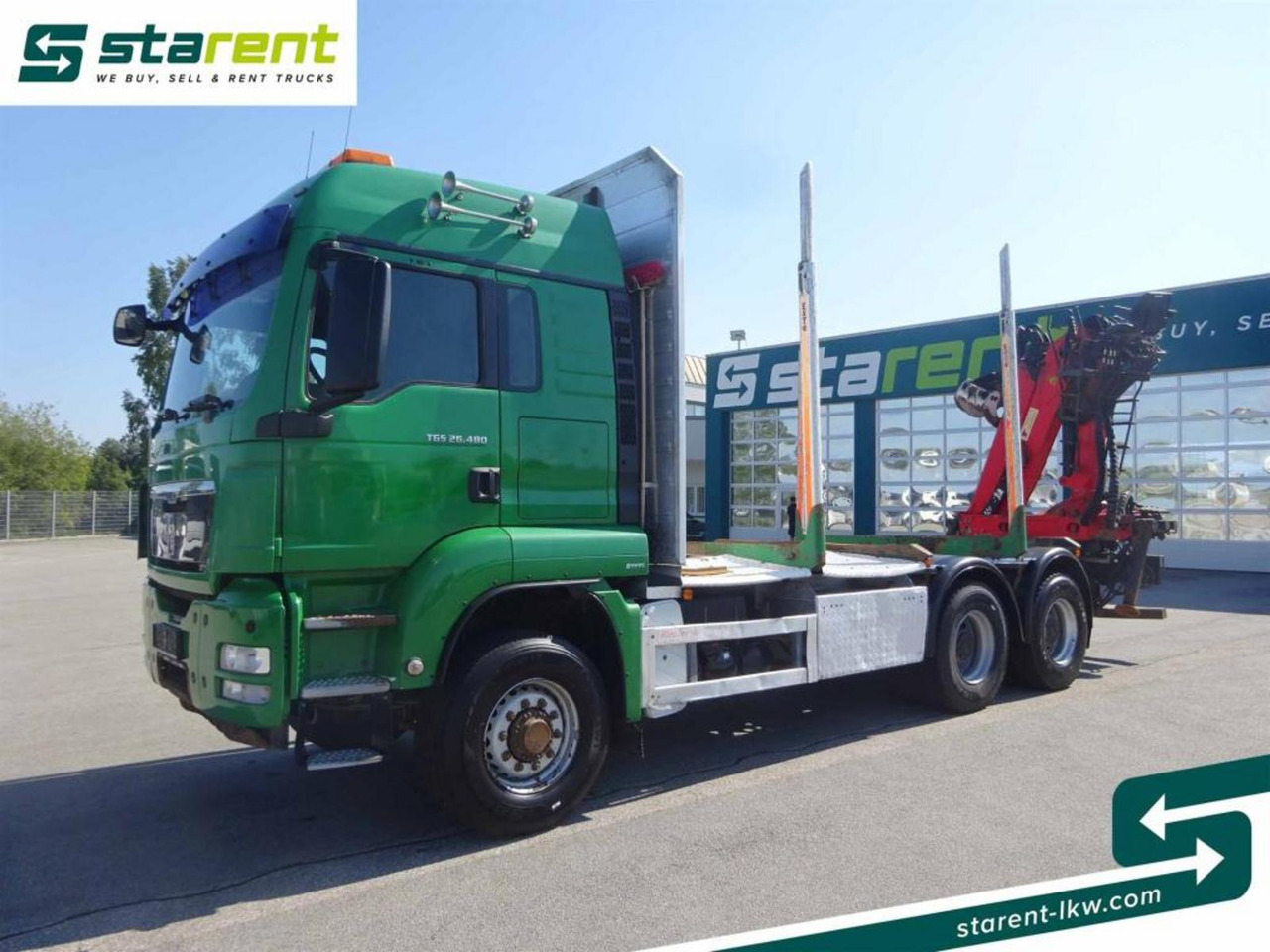 MAN TGS 26.480 6x6 Holzaufbau mit Kran, Palfinger 120Z - Holztransporter: das Bild 1 MAN TGS 26.480 6x6 Holzaufbau mit Kran, Palfinger 120Z - Holztransporter: das Bild 1