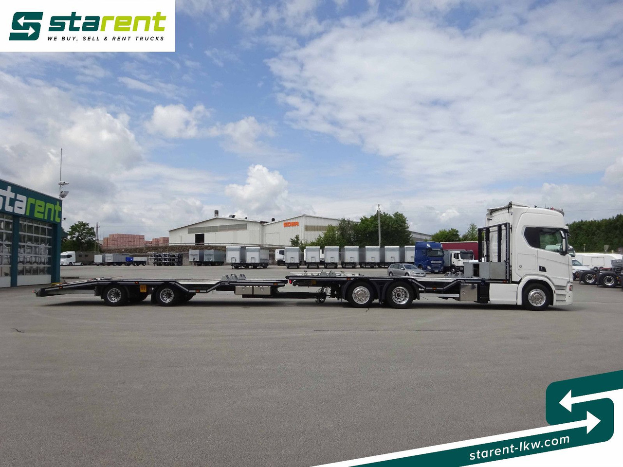 Scania R770 V8 Fahrzeugtransporter + Ziegler Anhänger - Autotransporter LKW: das Bild 4 Scania R770 V8 Fahrzeugtransporter + Ziegler Anhänger - Autotransporter LKW: das Bild 4