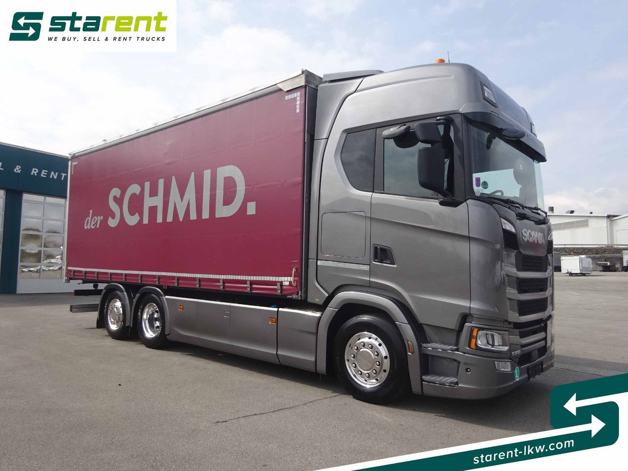 Scania S500 Planen Aufbau Schwarzmüller 6x2, Standklima - Plane LKW: das Bild 3 Scania S500 Planen Aufbau Schwarzmüller 6x2, Standklima - Plane LKW: das Bild 3