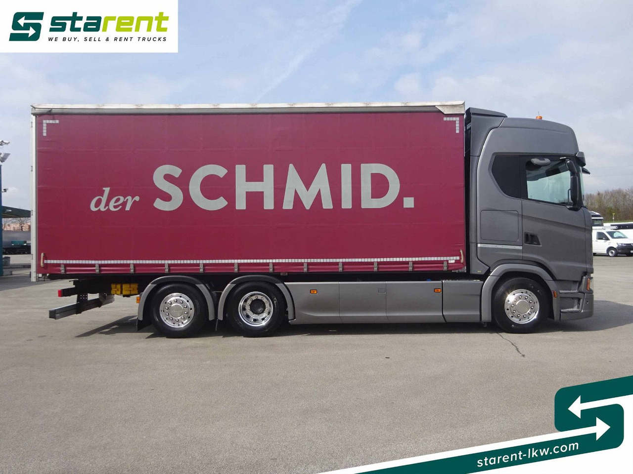 Scania S500 Planen Aufbau Schwarzmüller 6x2, Standklima - Plane LKW: das Bild 4 Scania S500 Planen Aufbau Schwarzmüller 6x2, Standklima - Plane LKW: das Bild 4