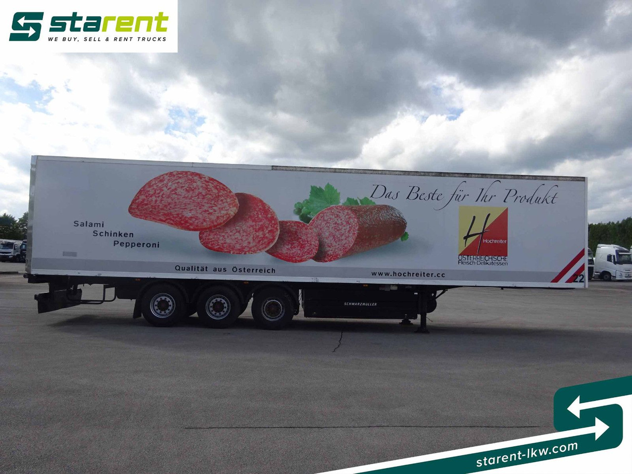 Schwarzmüller Thermotrailer, Thermo King SL400, Liftachse, SAF - Koffer Auflieger: das Bild 4 Schwarzmüller Thermotrailer, Thermo King SL400, Liftachse, SAF - Koffer Auflieger: das Bild 4