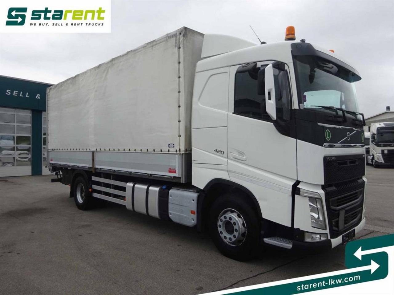 Volvo FH 420 Planenaufbau LBW 2000Kg Kamera Bett - Plane LKW: das Bild 3 Volvo FH 420 Planenaufbau LBW 2000Kg Kamera Bett - Plane LKW: das Bild 3