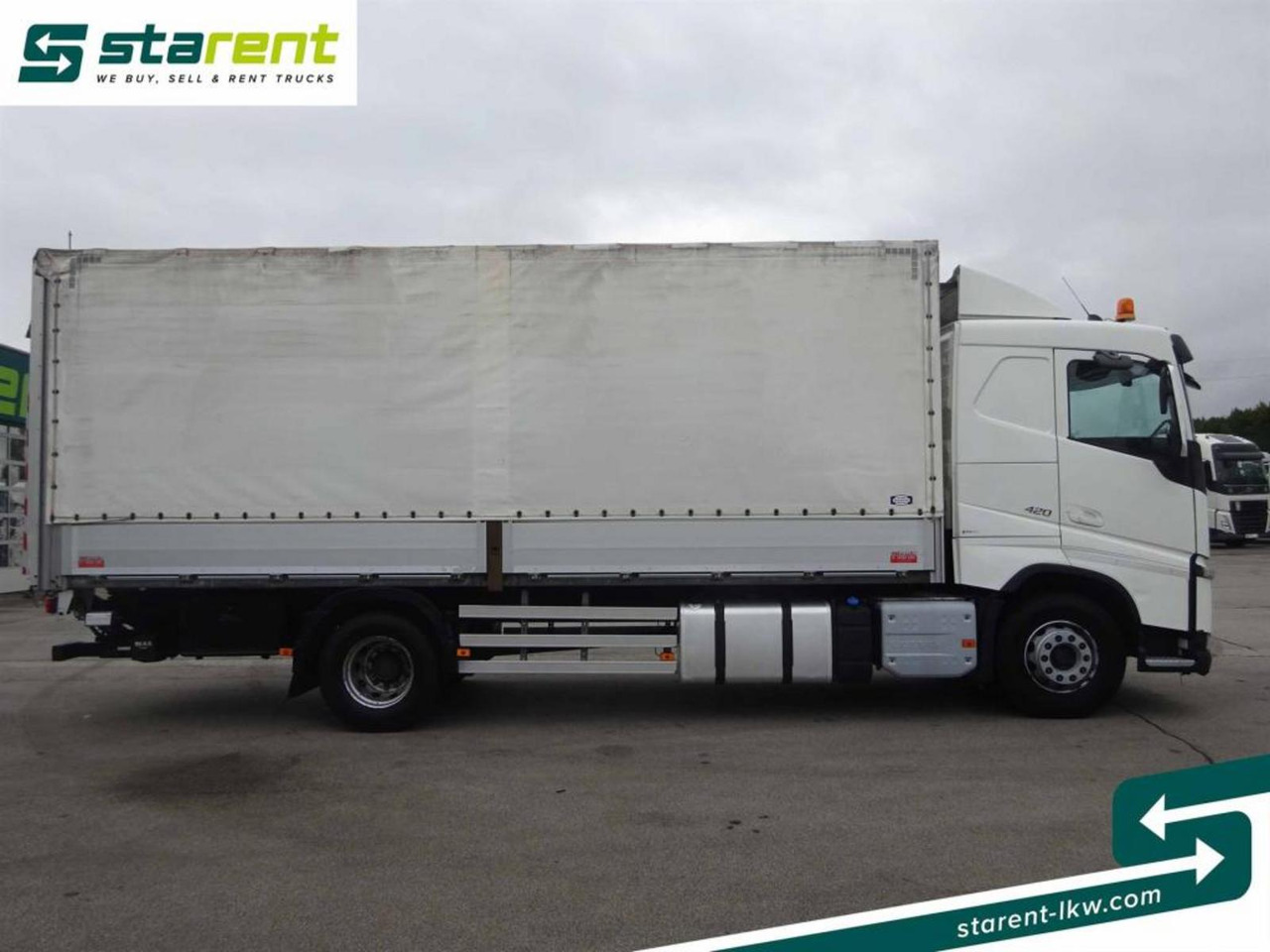 Volvo FH 420 Planenaufbau LBW 2000Kg Kamera Bett - Plane LKW: das Bild 4 Volvo FH 420 Planenaufbau LBW 2000Kg Kamera Bett - Plane LKW: das Bild 4
