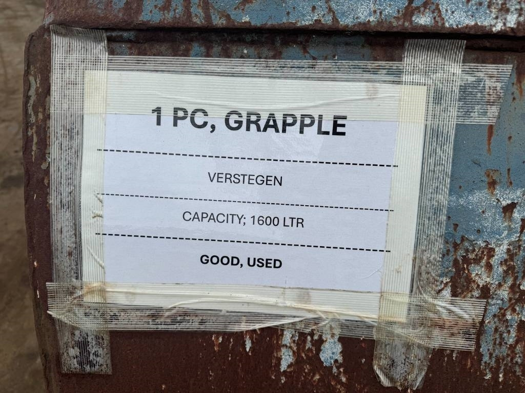Greifer für Baumaschine verstegen grapple 1600liter: das Bild 7