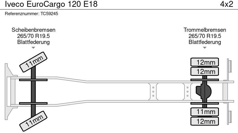 Iveco EuroCargo 120 E18 - Fahrgestell LKW: das Bild 4 Iveco EuroCargo 120 E18 - Fahrgestell LKW: das Bild 4