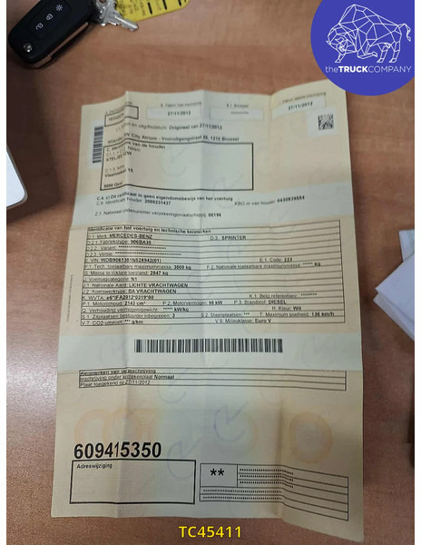 Mercedes-Benz Sprinter 313 CDI BOX + LIFT - Koffer Transporter: das Bild 3 Mercedes-Benz Sprinter 313 CDI BOX + LIFT - Koffer Transporter: das Bild 3