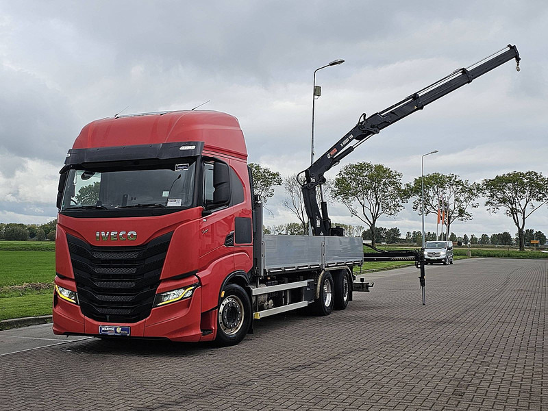 Iveco S-WAY AS260S46 6X2-4 HIAB 155-E2 - Pritsche LKW, Autokran: das Bild 2 Iveco S-WAY AS260S46 6X2-4 HIAB 155-E2 - Pritsche LKW, Autokran: das Bild 2