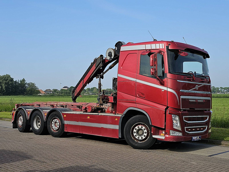 Volvo FH 500 8X2 3X STEERAXLE - Seil Abrollkipper, Autokran: das Bild 5 Volvo FH 500 8X2 3X STEERAXLE - Seil Abrollkipper, Autokran: das Bild 5