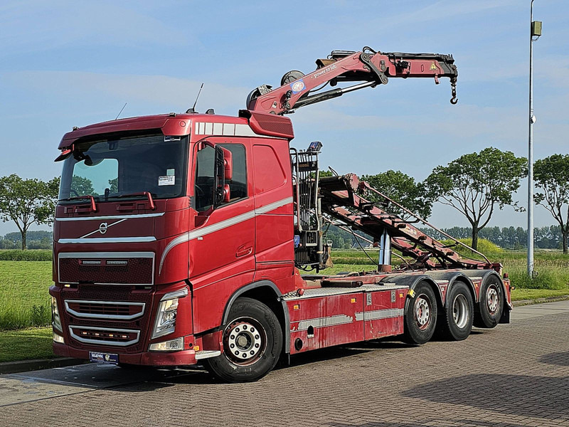 Volvo FH 500 8X2 3X STEERAXLE - Seil Abrollkipper, Autokran: das Bild 2 Volvo FH 500 8X2 3X STEERAXLE - Seil Abrollkipper, Autokran: das Bild 2