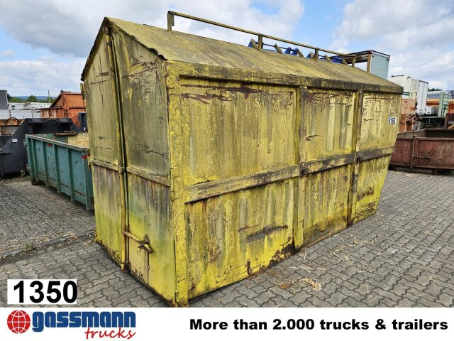 Absetzcontainer ca. 15m³ geschlossen mit Deckel - Absetzcontainer: das Bild 1 Absetzcontainer ca. 15m³ geschlossen mit Deckel - Absetzcontainer: das Bild 1