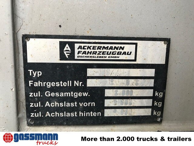 Ackermann VA-F 18/7.4E Kühlanhänger, Thermo-King, LBW - Kühlkoffer Anhänger: das Bild 5 Ackermann VA-F 18/7.4E Kühlanhänger, Thermo-King, LBW - Kühlkoffer Anhänger: das Bild 5