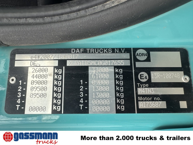 DAF CF 85.460 6x4, Bordmatik links - Kipper: das Bild 4 DAF CF 85.460 6x4, Bordmatik links - Kipper: das Bild 4