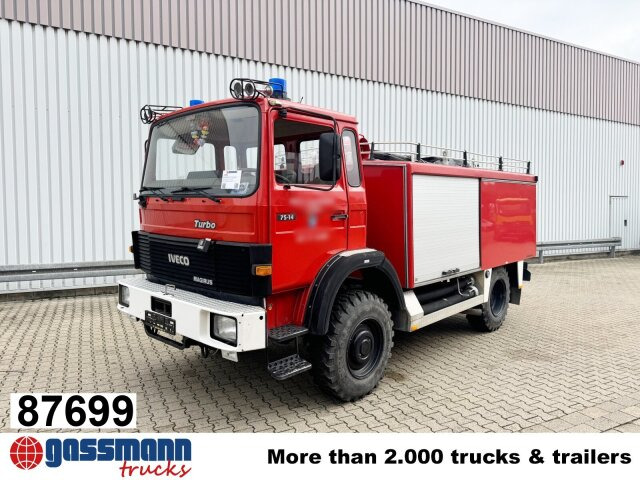 Iveco 75-14 AW 4x4, TLF 8/18 - Krankenwagen: das Bild 1 Iveco 75-14 AW 4x4, TLF 8/18 - Krankenwagen: das Bild 1