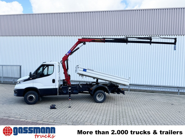 Iveco Daily 70C18H 4x2 mit Kran HMF 340-K3, Funk - Kipper, Autokran: das Bild 4 Iveco Daily 70C18H 4x2 mit Kran HMF 340-K3, Funk - Kipper, Autokran: das Bild 4