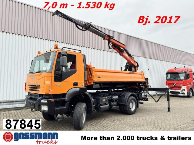 Iveco Trakker AD190T31W 4x4, absattelbarer Heckkran - Kipper, Autokran: das Bild 1 Iveco Trakker AD190T31W 4x4, absattelbarer Heckkran - Kipper, Autokran: das Bild 1