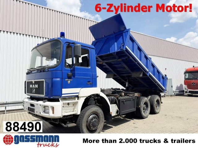 MAN 27.403 6x6 BB, EX-THW - Kipper: das Bild 1 MAN 27.403 6x6 BB, EX-THW - Kipper: das Bild 1