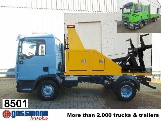 MAN TGL 8.180 4x2 BB, Falcom Hubbrille FAW 3000, - Abschleppwagen: das Bild 1 MAN TGL 8.180 4x2 BB, Falcom Hubbrille FAW 3000, - Abschleppwagen: das Bild 1