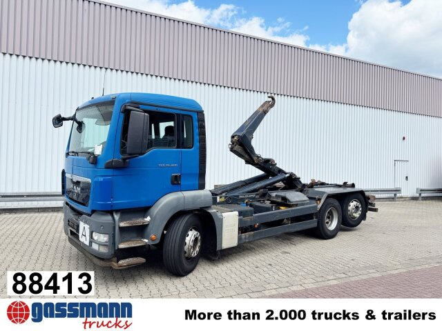 MAN TGS 26.400 6x2-4 BL, Lenk-/Liftachse, - Abrollkipper: das Bild 1 MAN TGS 26.400 6x2-4 BL, Lenk-/Liftachse, - Abrollkipper: das Bild 1