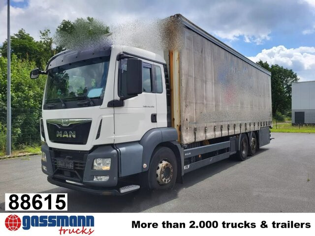 MAN TGS 26.400 6x2-4 LL, Lenk-/Lift, Hubdach - Pritsche LKW, Autokran: das Bild 1 MAN TGS 26.400 6x2-4 LL, Lenk-/Lift, Hubdach - Pritsche LKW, Autokran: das Bild 1