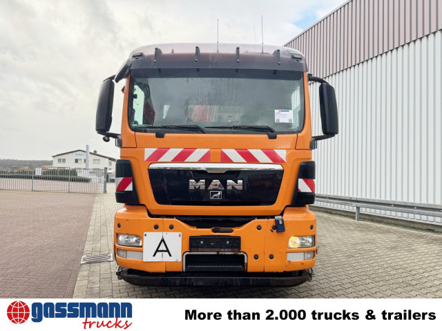 MAN TGS 26.440 6x2-4 BL, Lenk-/Liftachse, - Abrollkipper, Autokran: das Bild 2 MAN TGS 26.440 6x2-4 BL, Lenk-/Liftachse, - Abrollkipper, Autokran: das Bild 2