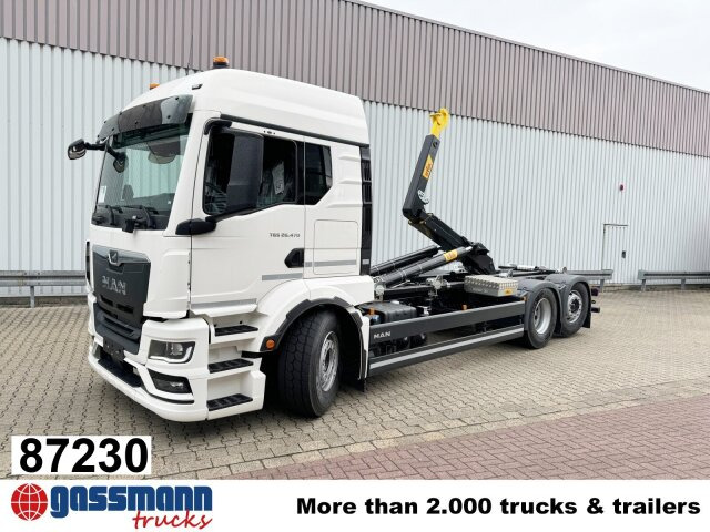 MAN TGS 26.470 6x2-4 LL CH, Retarder, Navi, - Abrollkipper: das Bild 1 MAN TGS 26.470 6x2-4 LL CH, Retarder, Navi, - Abrollkipper: das Bild 1