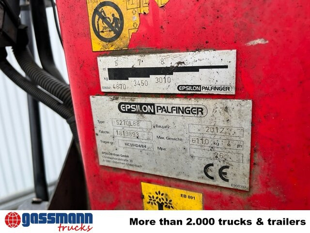 Holztransporter, Autokran MAN TGS 26.480 6x4 BB, Intarder, Kran Epsilon: das Bild 15 Holztransporter, Autokran MAN TGS 26.480 6x4 BB, Intarder, Kran Epsilon: das Bild 15