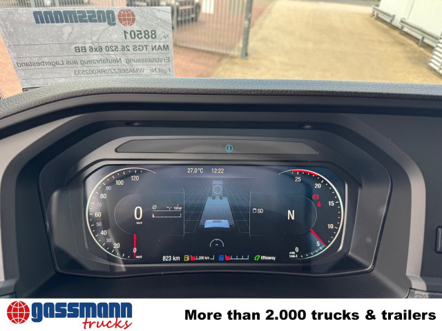 MAN TGS 26.520 6x6 BB, PriTarder, Navi, Optiview, - Fahrgestell LKW: das Bild 3 MAN TGS 26.520 6x6 BB, PriTarder, Navi, Optiview, - Fahrgestell LKW: das Bild 3