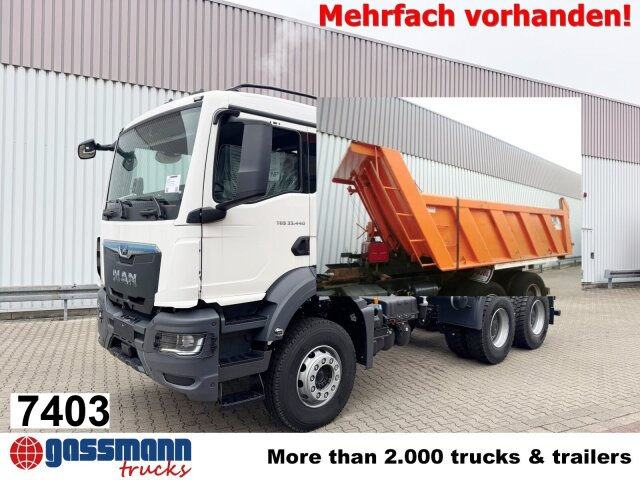 MAN TGS 33.440 BB 6x4, Stahlmulde 12-16m³ - Muldenkipper/ Dumper: das Bild 1 MAN TGS 33.440 BB 6x4, Stahlmulde 12-16m³ - Muldenkipper/ Dumper: das Bild 1