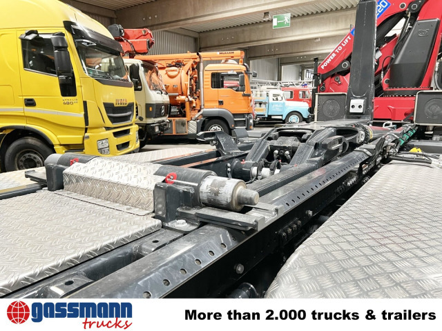 NEU: Abrollkipper, Autokran MAN TGS 35.480 8X4 BL, Intarder, Kran HMF 3220-K6,: das Bild 7