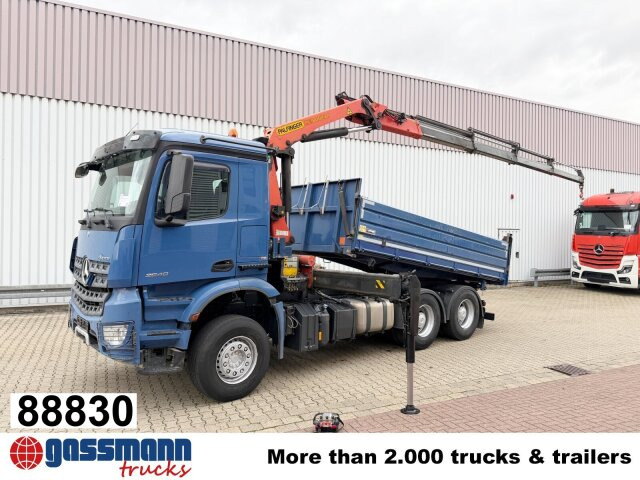 Mercedes-Benz Arocs 2640 LK 6x4, Alu-Bordwände, Kran - Kipper, Autokran: das Bild 1 Mercedes-Benz Arocs 2640 LK 6x4, Alu-Bordwände, Kran - Kipper, Autokran: das Bild 1