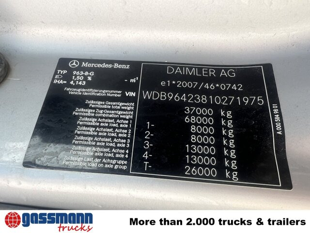 Mercedes-Benz Arocs 3251 K 8x4/4, Retarder, Stahlmulde ca. - Muldenkipper/ Dumper: das Bild 3 Mercedes-Benz Arocs 3251 K 8x4/4, Retarder, Stahlmulde ca. - Muldenkipper/ Dumper: das Bild 3