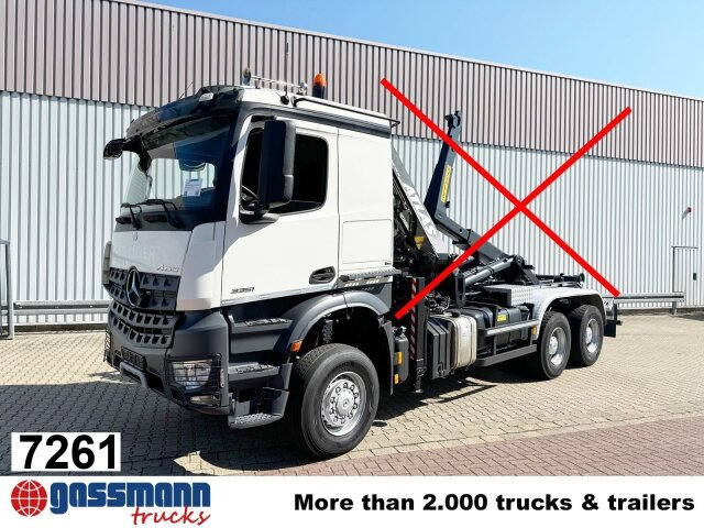 Mercedes-Benz Arocs 3351 AK 6x6, Retarder, Navi, Grounder - Abrollkipper: das Bild 1 Mercedes-Benz Arocs 3351 AK 6x6, Retarder, Navi, Grounder - Abrollkipper: das Bild 1