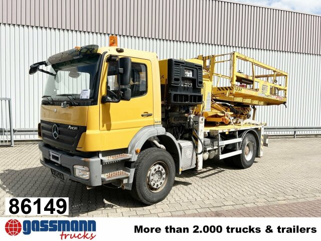 Mercedes-Benz Axor 1824 K 4x2, AMV Hubsteiger + Kompressor, - LKW mit Arbeitsbühne: das Bild 1 Mercedes-Benz Axor 1824 K 4x2, AMV Hubsteiger + Kompressor, - LKW mit Arbeitsbühne: das Bild 1
