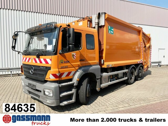Mercedes-Benz Axor 2529 L 6x2, Lenkachse, HN-Cityloader, - Müllwagen: das Bild 1 Mercedes-Benz Axor 2529 L 6x2, Lenkachse, HN-Cityloader, - Müllwagen: das Bild 1